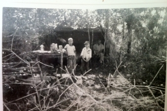 Grandpa Jack Shealy with the Mcquaids at loop south camp big Cypress Preserve Grandpa Jack Shealy with the Mcquaids at loop south camp big Cypress Preserve