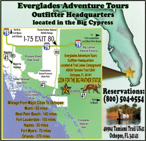 Everglades Adventure Tours Location Map